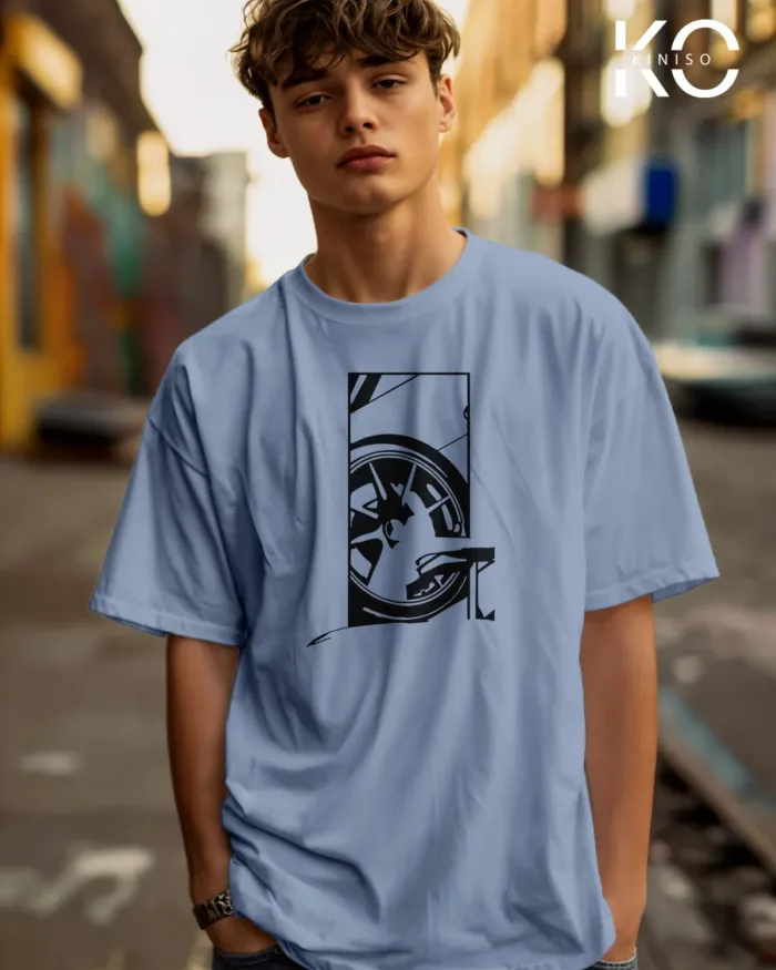 Graphic automobile t shirts for males with Luxury Racing Car Style Printed - Image 3